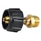 B & K Mr. Heater 1 in. D Brass End Fitting w/Acme Nut x Male Throwaway Cylinder Thread Cylinder Adapter F276133 - alternate 1